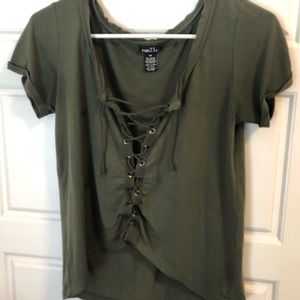 Lace-Up Tee